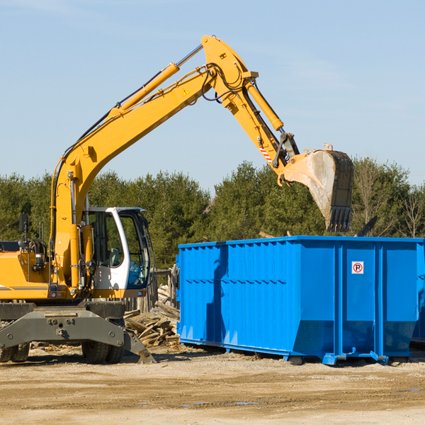 can i choose the location where the residential dumpster will be placed in Midland IN